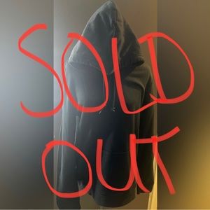 Black Drawstring Hoodie